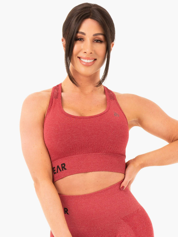 Soutien Gorge Sport Ryderwear Seamless Staples Rouge Femme | VJV-33789347