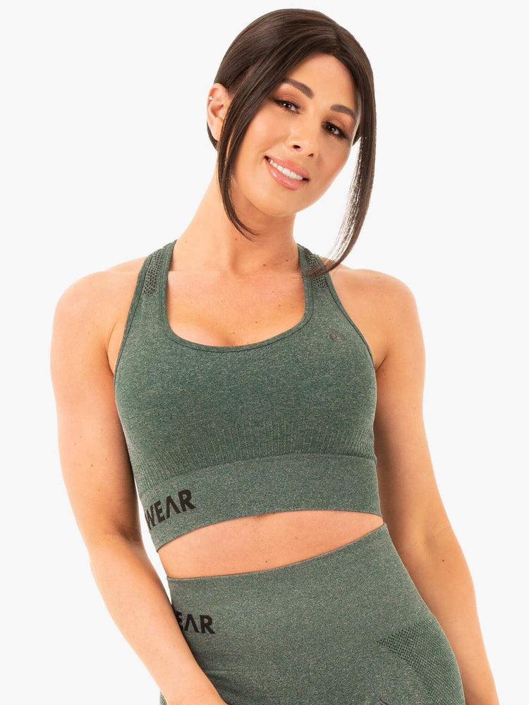 Soutien Gorge Sport Ryderwear Seamless Staples Vert Femme | JEP-52679499