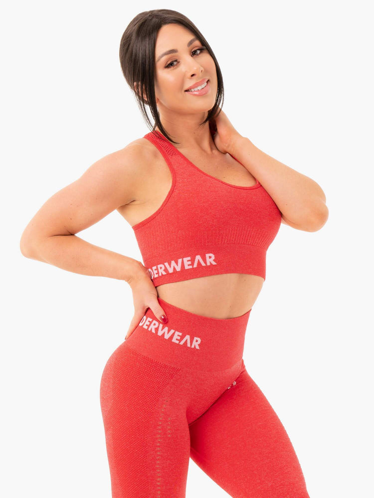 Soutien Gorge Sport Ryderwear Seamless Staples Rouge Femme | NZL-88555942