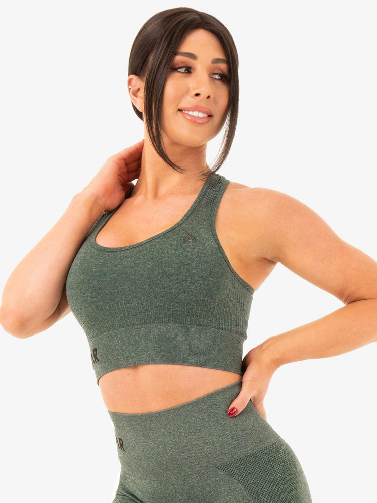 Soutien Gorge Sport Ryderwear Seamless Staples Vert Femme | JEP-52679499