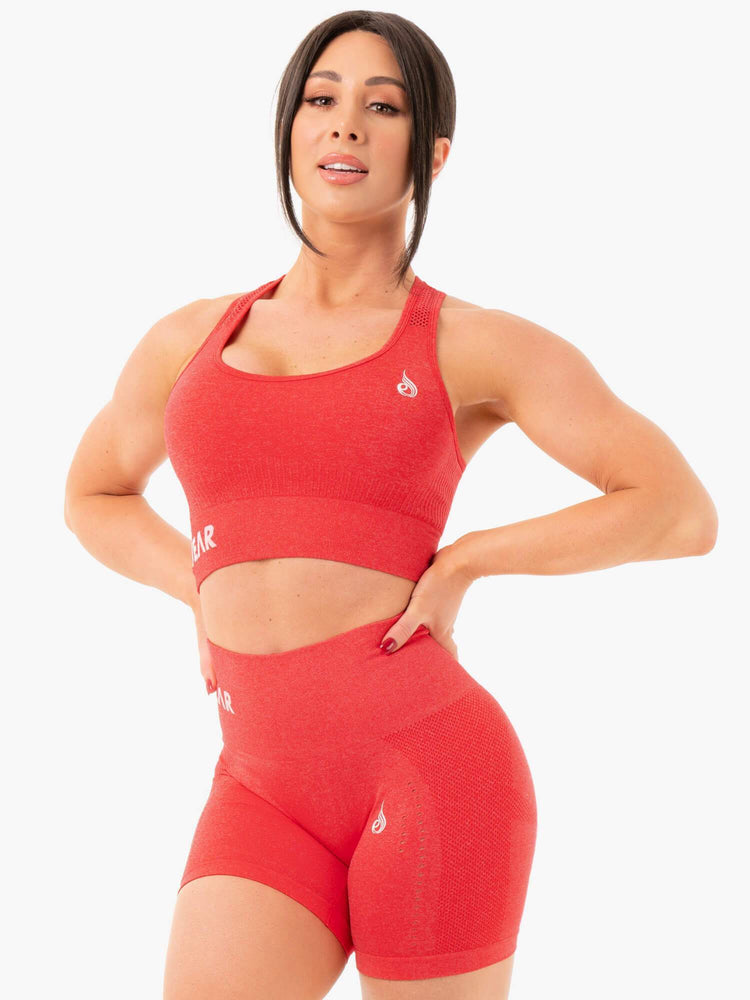 Soutien Gorge Sport Ryderwear Seamless Staples Rouge Femme | NZL-88555942