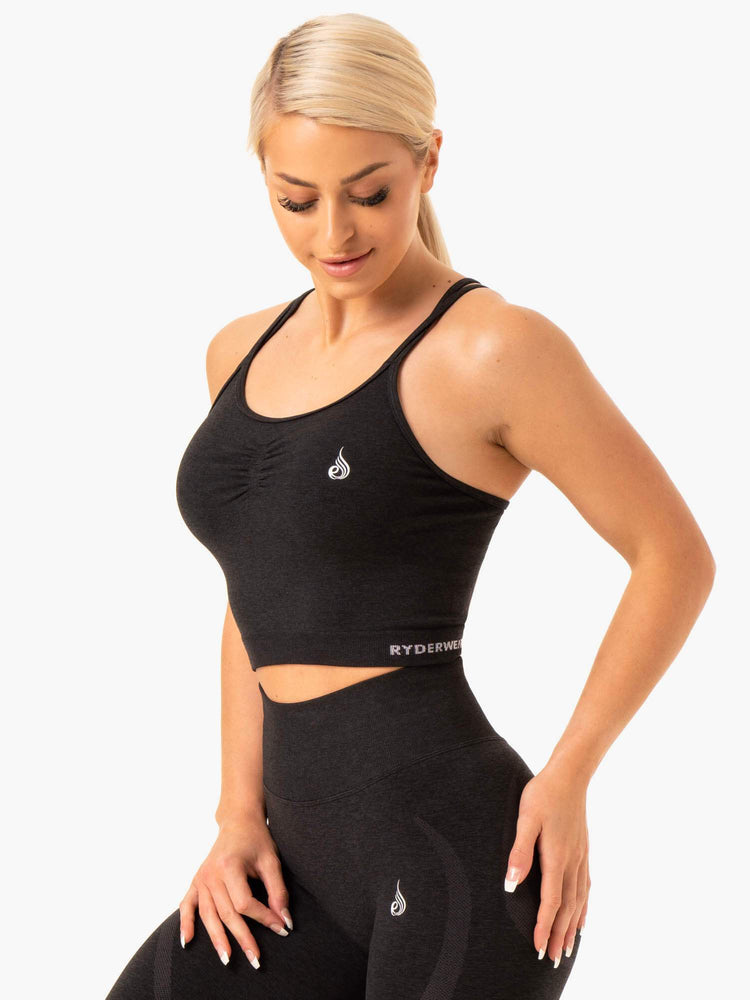 Soutien Gorge Sport Ryderwear Sculpt Seamless Tank Noir Femme | XOO-81369336