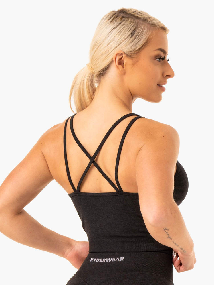 Soutien Gorge Sport Ryderwear Sculpt Seamless Tank Noir Femme | XOO-81369336