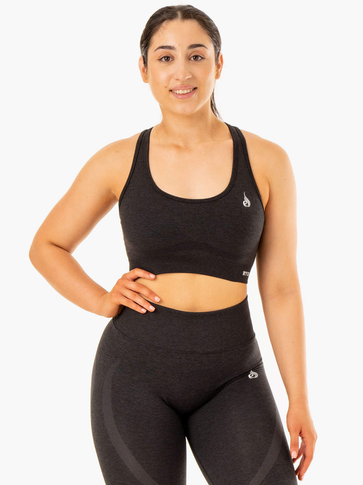 Soutien Gorge Sport Ryderwear Sculpt Seamless Racer Back Noir Femme | CWZ-84764053