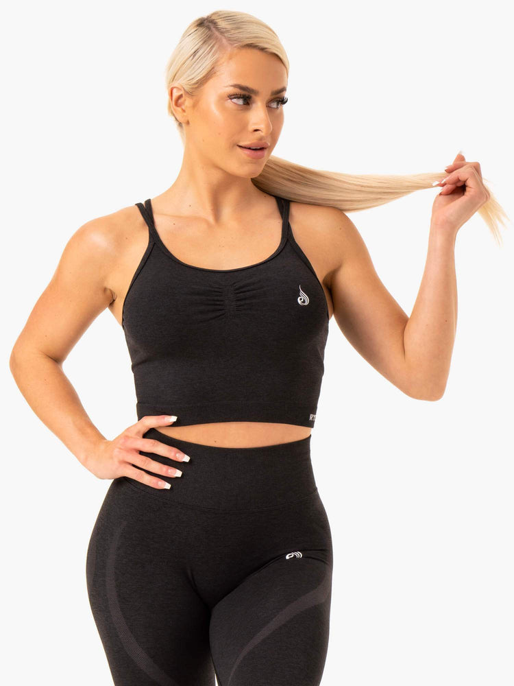 Soutien Gorge Sport Ryderwear Sculpt Seamless Tank Noir Femme | XOO-81369336