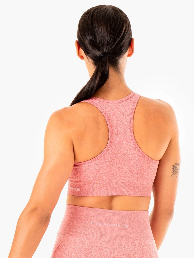 Soutien Gorge Sport Ryderwear Sculpt Seamless Racer Back Rose Femme | PTU-64503623