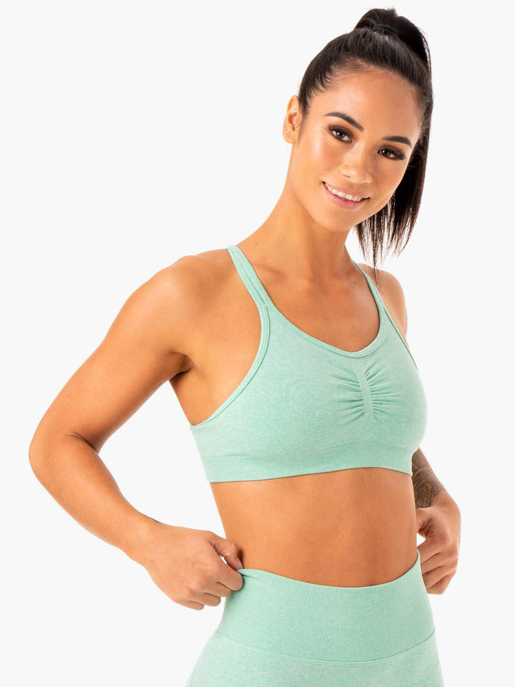 Soutien Gorge Sport Ryderwear Sculpt Seamless Menthe Femme | VCH-53701197