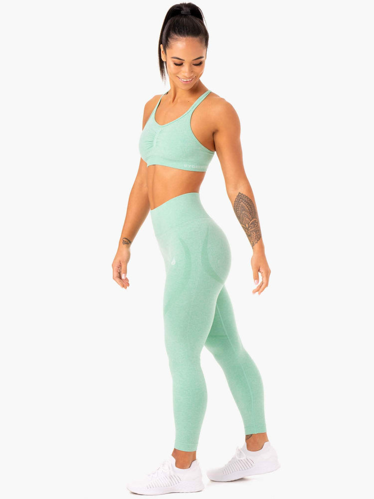 Soutien Gorge Sport Ryderwear Sculpt Seamless Menthe Femme | VCH-53701197