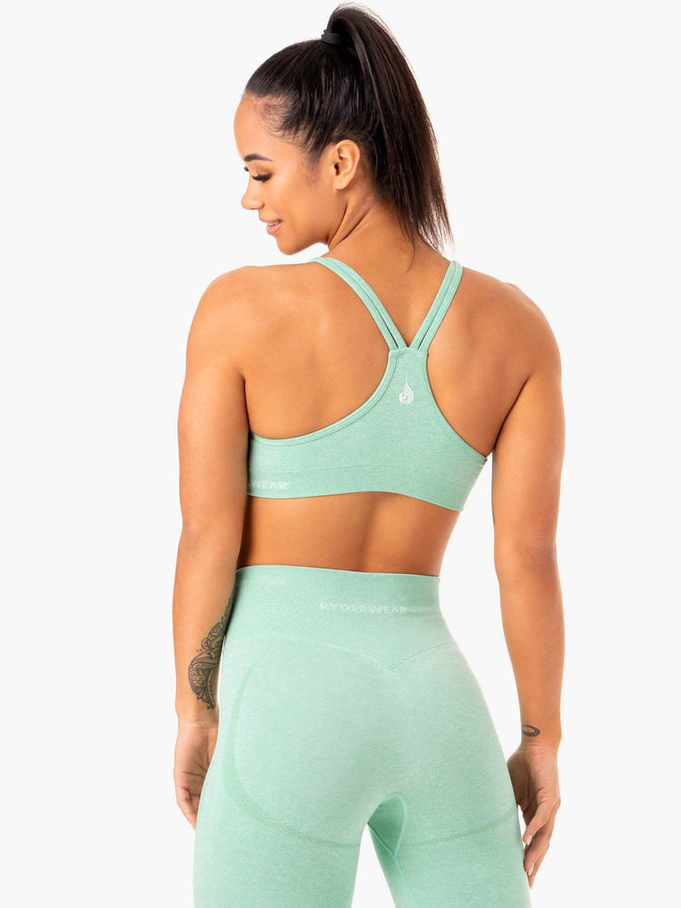 Soutien Gorge Sport Ryderwear Sculpt Seamless Menthe Femme | VCH-53701197