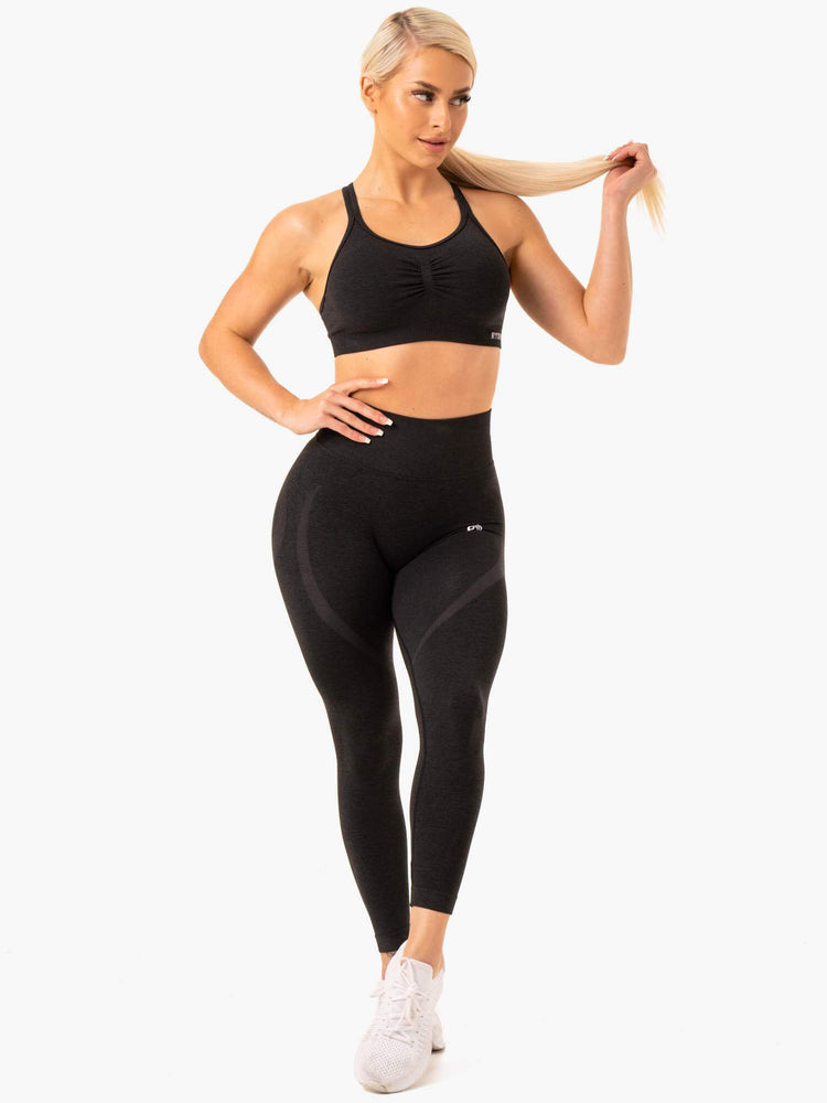 Soutien Gorge Sport Ryderwear Sculpt Seamless Noir Femme | IZM-27257981