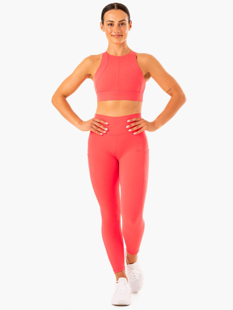 Soutien Gorge Sport Ryderwear Reset High Impact Rouge Femme | LVV-72894401