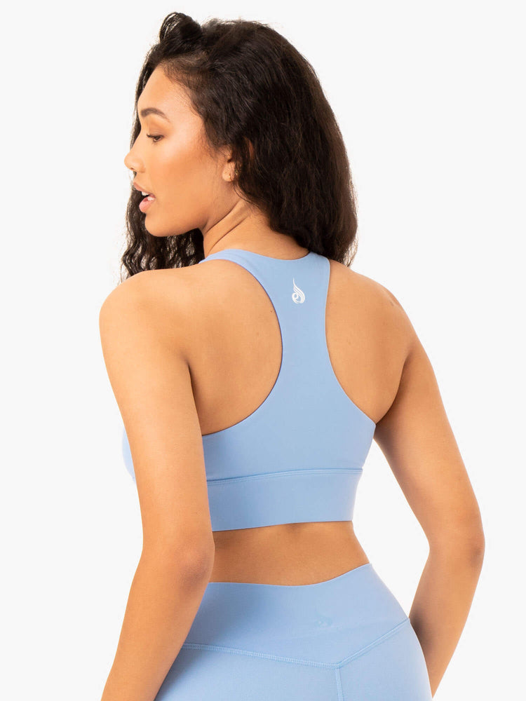 Soutien Gorge Sport Ryderwear Replay Cut Out Bleu Femme | JYP-08741049