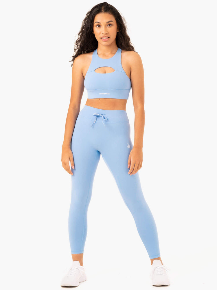 Soutien Gorge Sport Ryderwear Replay Cut Out Bleu Femme | JYP-08741049