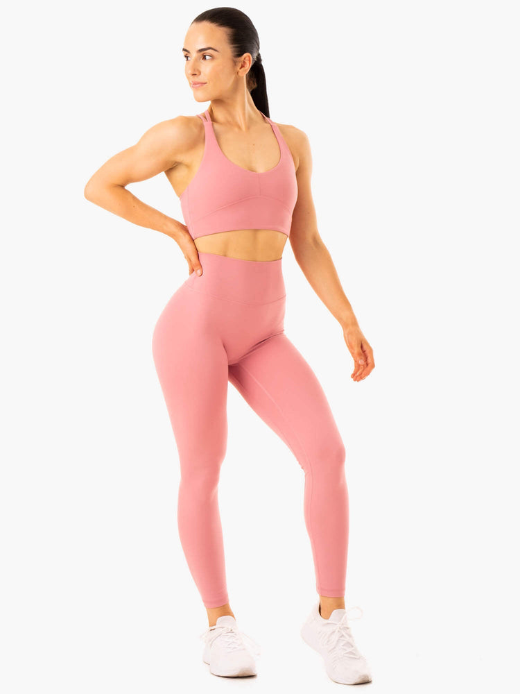 Soutien Gorge Sport Ryderwear Nkd Refine Rose Femme | XLJ-58182445