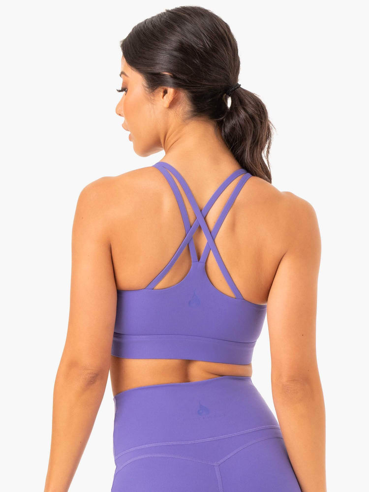 Soutien Gorge Sport Ryderwear Nkd Align Violette Femme | JUK-90465252