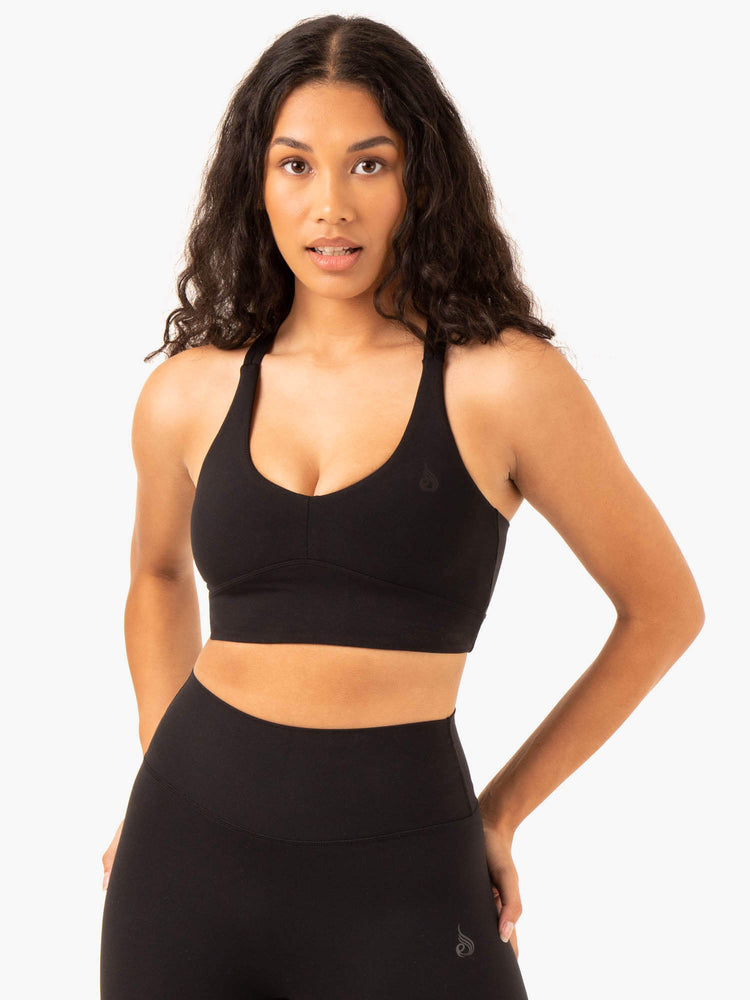 Soutien Gorge Sport Ryderwear Nkd Refine Noir Femme | VQW-61303591