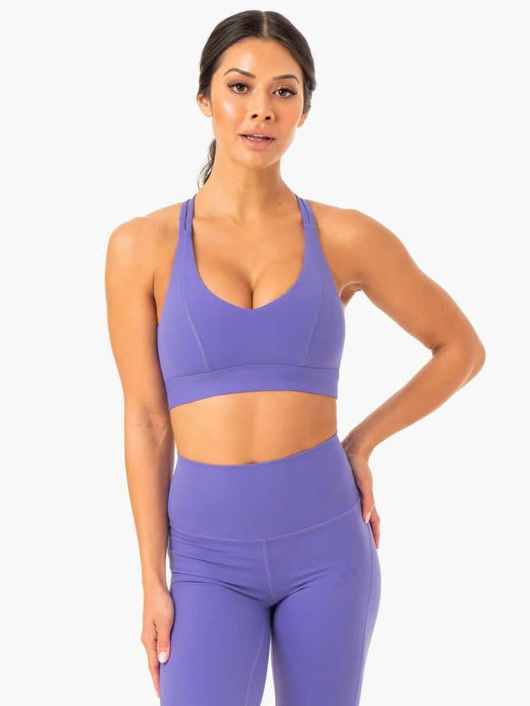 Soutien Gorge Sport Ryderwear Nkd Align Violette Femme | JUK-90465252