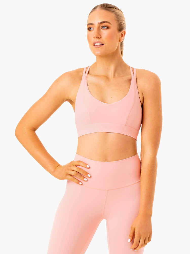 Soutien Gorge Sport Ryderwear Nkd Align Rose Femme | ZCJ-04900301