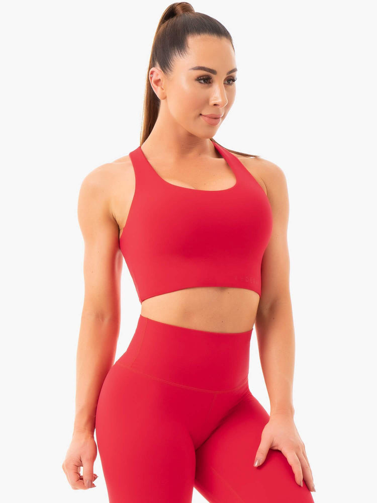 Soutien Gorge Sport Ryderwear Nkd Rouge Femme | AXC-72676169