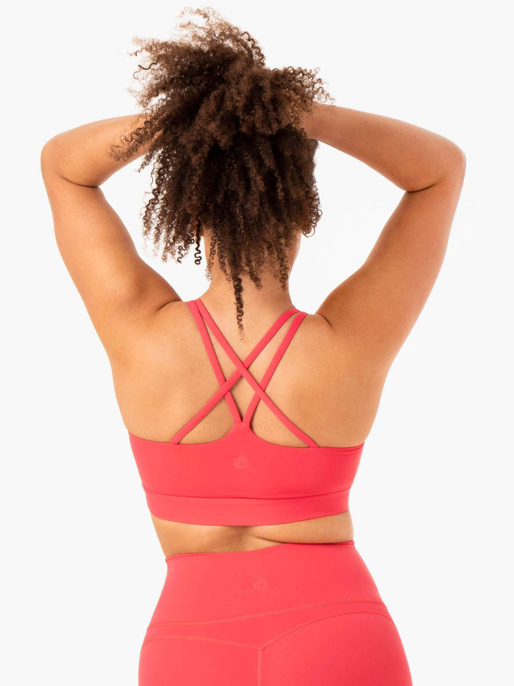 Soutien Gorge Sport Ryderwear Nkd Align Rouge Femme | HMZ-22136575