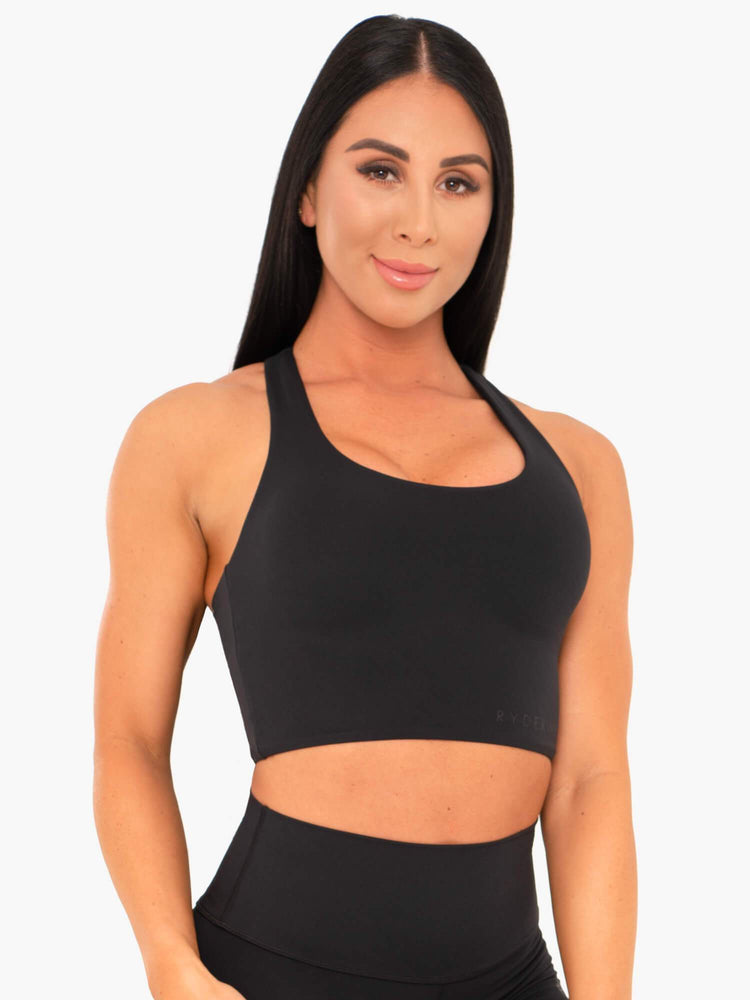 Soutien Gorge Sport Ryderwear Nkd Noir Femme | ZRT-05173943