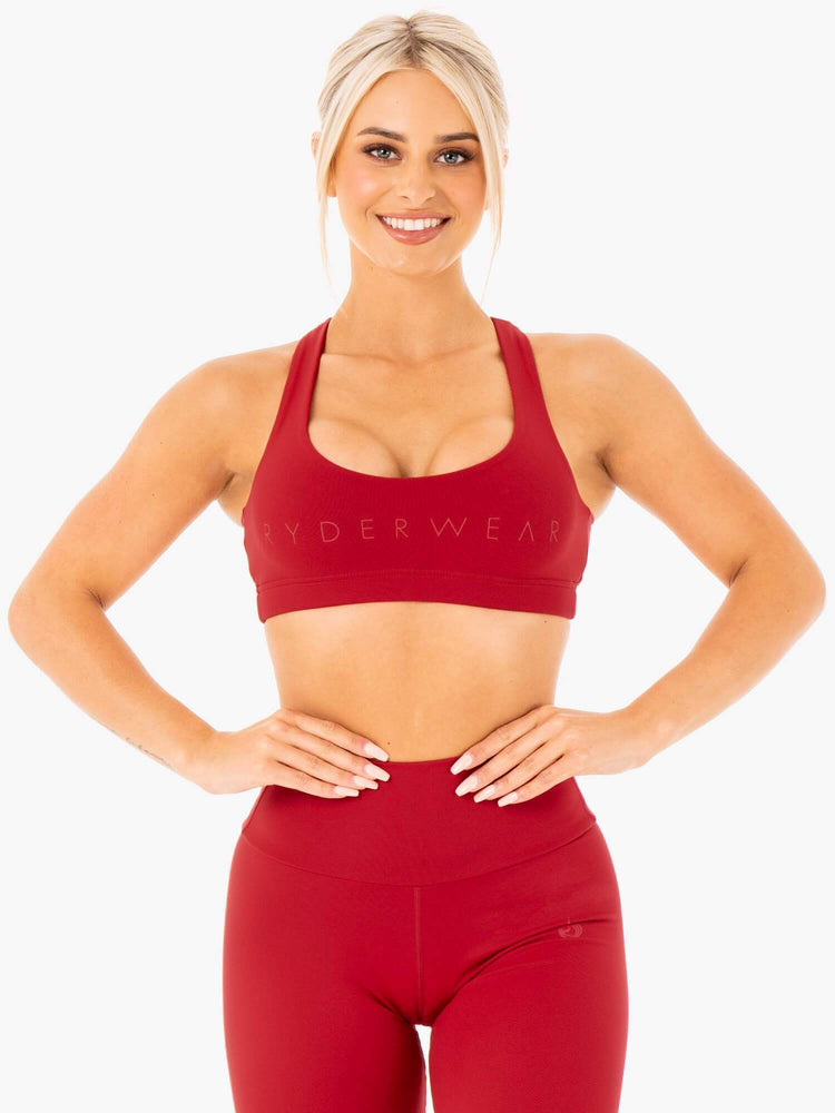 Soutien Gorge Sport Ryderwear Motion Rouge Femme | JGU-23513104