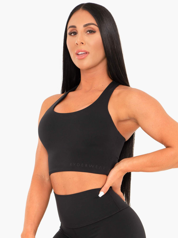 Soutien Gorge Sport Ryderwear Nkd Noir Femme | ZRT-05173943