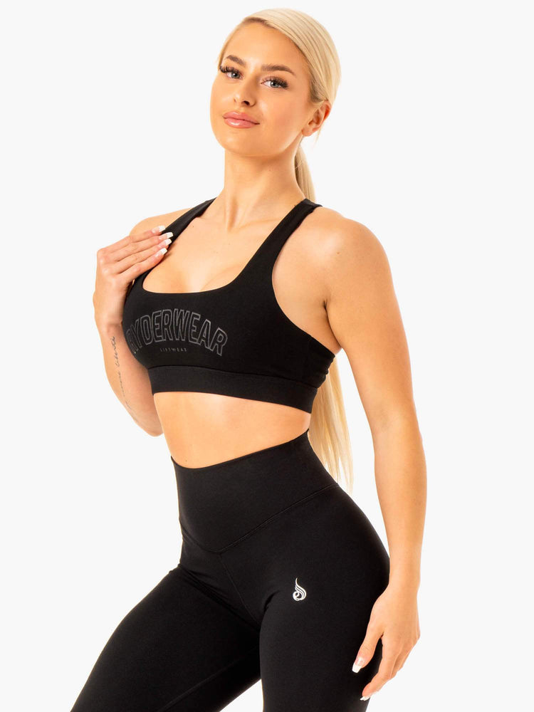 Soutien Gorge Sport Ryderwear Knockout Racer Back Noir Femme | BHT-71211192