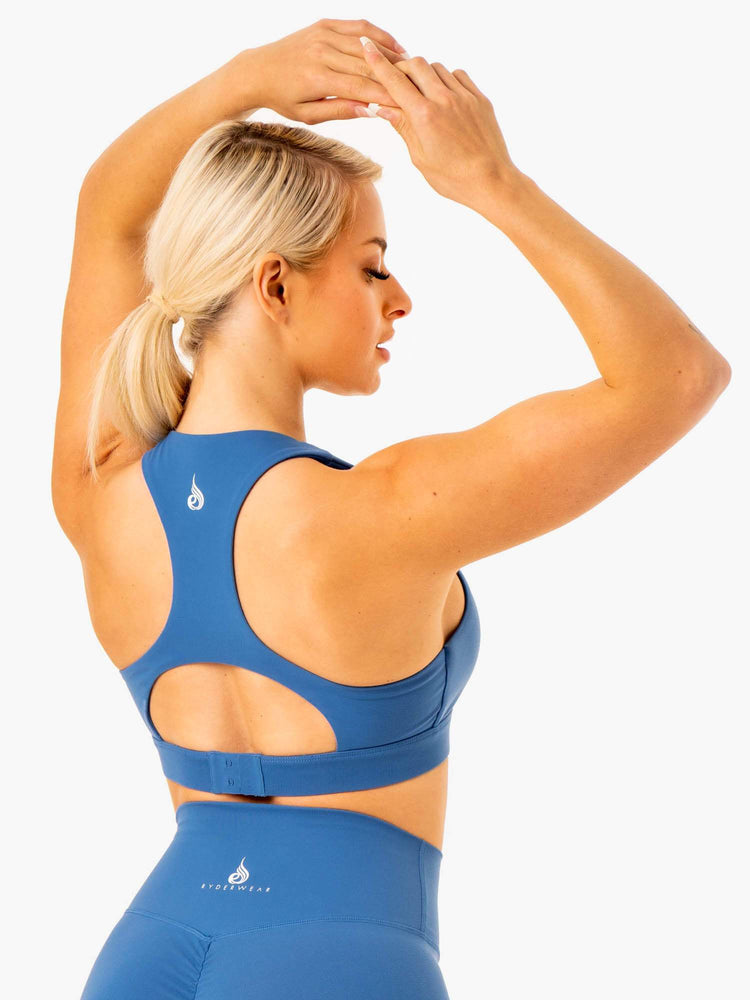 Soutien Gorge Sport Ryderwear Knockout Racer Back Bleu Femme | WNU-20269508