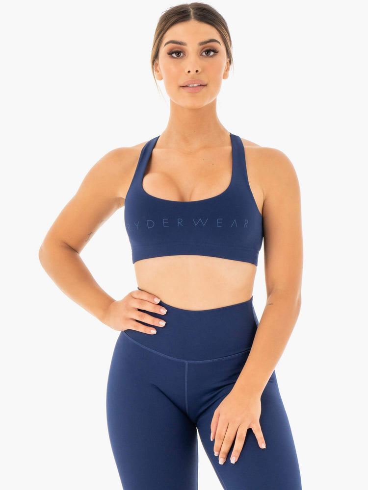 Soutien Gorge Sport Ryderwear Motion Bleu Marine Femme | TGX-81193678