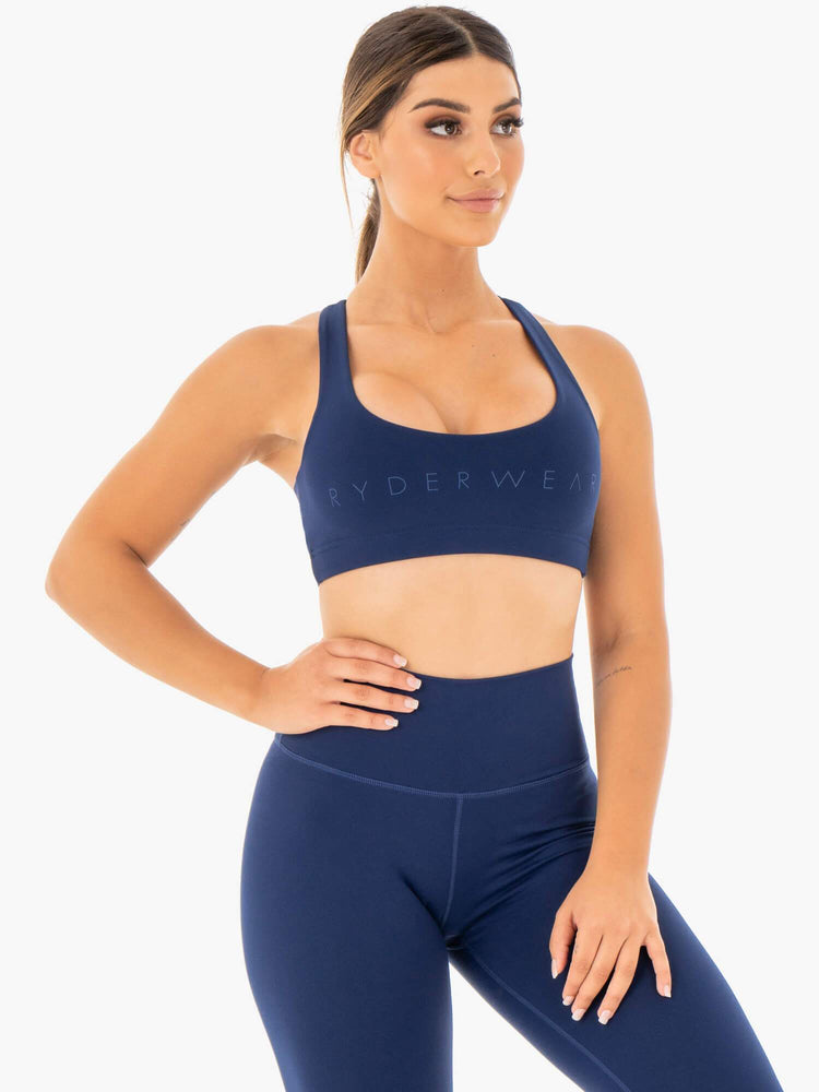 Soutien Gorge Sport Ryderwear Motion Bleu Marine Femme | TGX-81193678