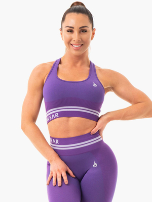 Soutien Gorge Sport Ryderwear Freestyle Seamless Longline Violette Femme | ERR-47386363