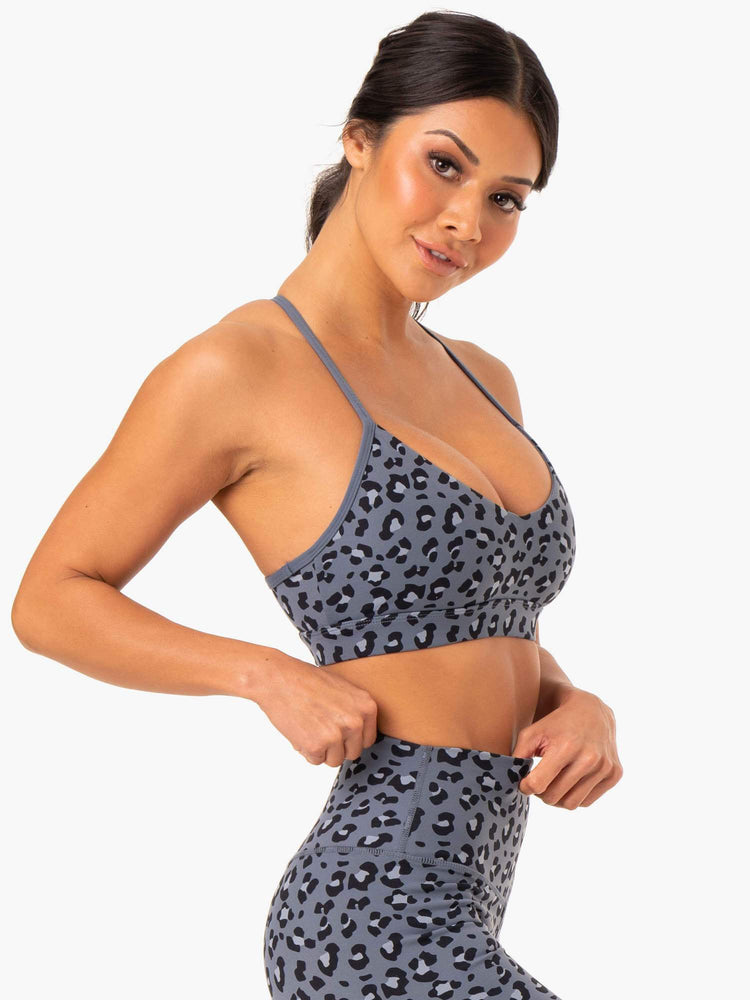 Soutien Gorge Sport Ryderwear Hybrid Leopard Femme | WGH-66176164