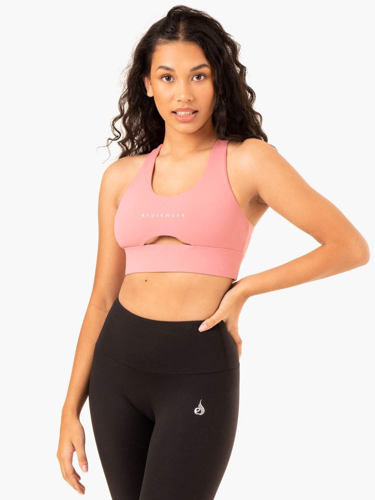 Soutien Gorge Sport Ryderwear Focus Contour Rose Femme | RDY-23360804