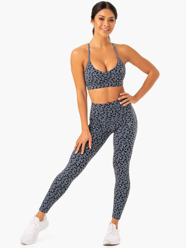 Soutien Gorge Sport Ryderwear Hybrid Leopard Femme | WGH-66176164