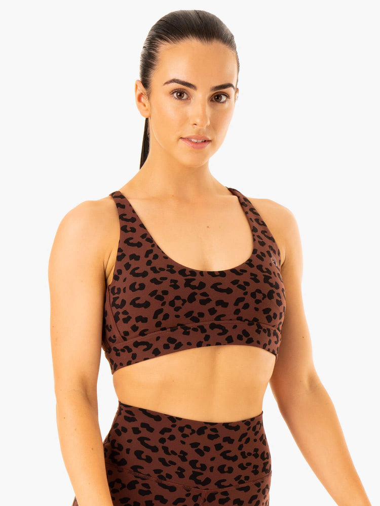 Soutien Gorge Sport Ryderwear Evolution Chocolat Femme | PDC-62351216