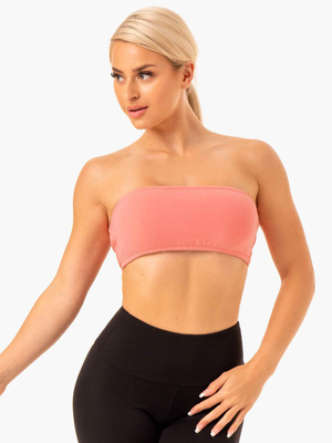 Soutien Gorge Sport Ryderwear Bandeau Rose Femme | VQE-95820043