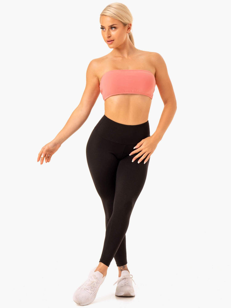 Soutien Gorge Sport Ryderwear Bandeau Rose Femme | VQE-95820043