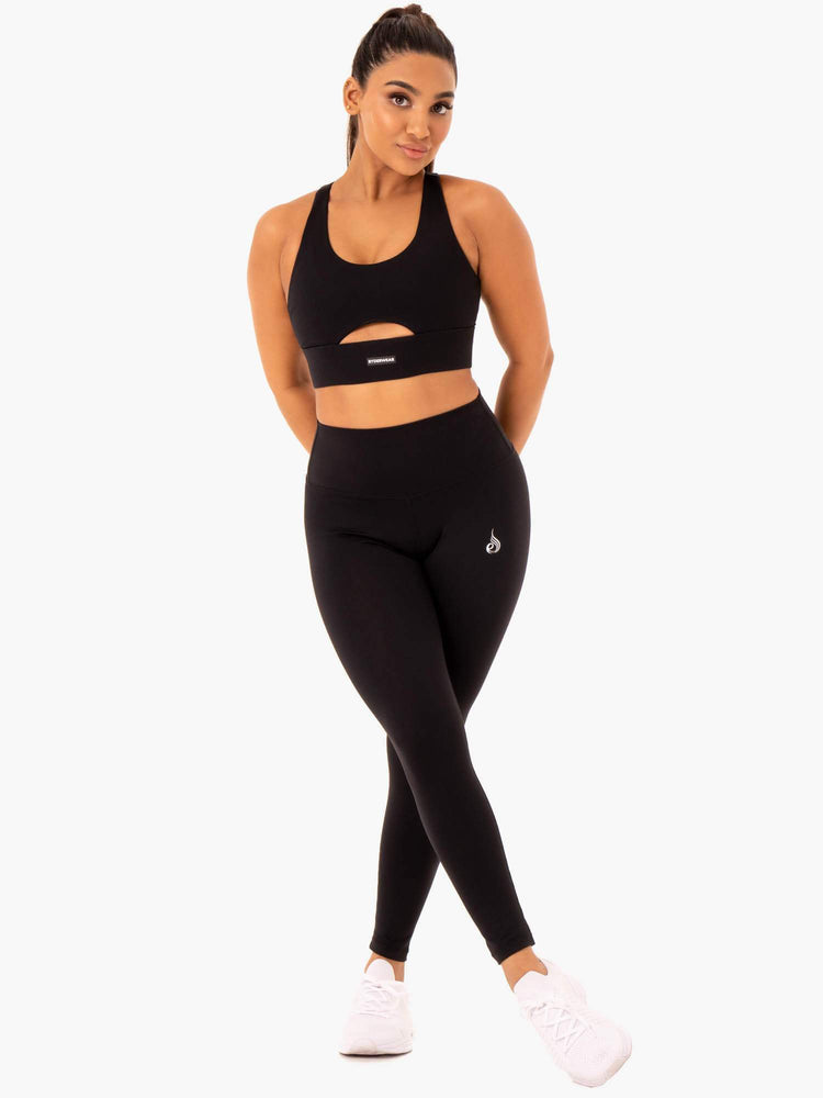 Soutien Gorge Sport Ryderwear Base Racer Back Noir Femme | FYY-37750975