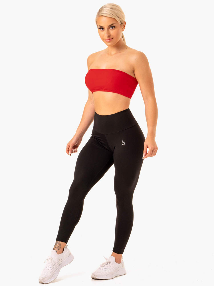 Soutien Gorge Sport Ryderwear Bandeau Rouge Femme | NLN-52682008