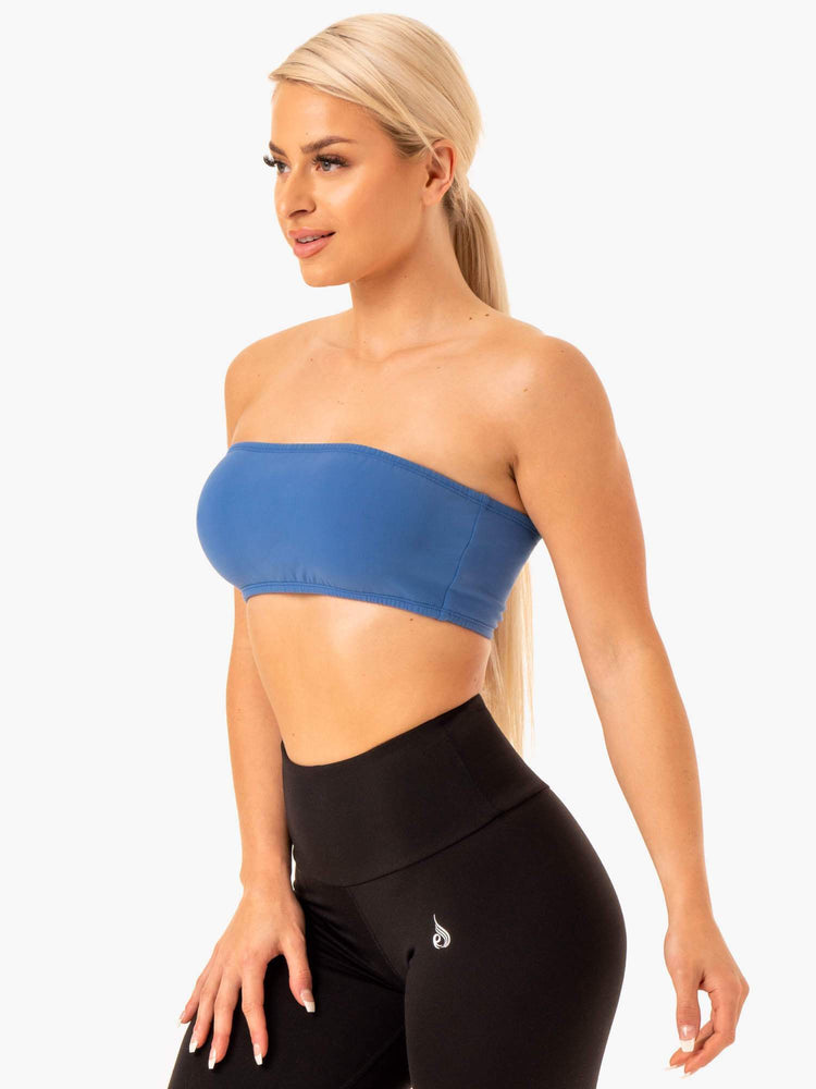 Soutien Gorge Sport Ryderwear Bandeau Bleu Femme | JNH-68905309