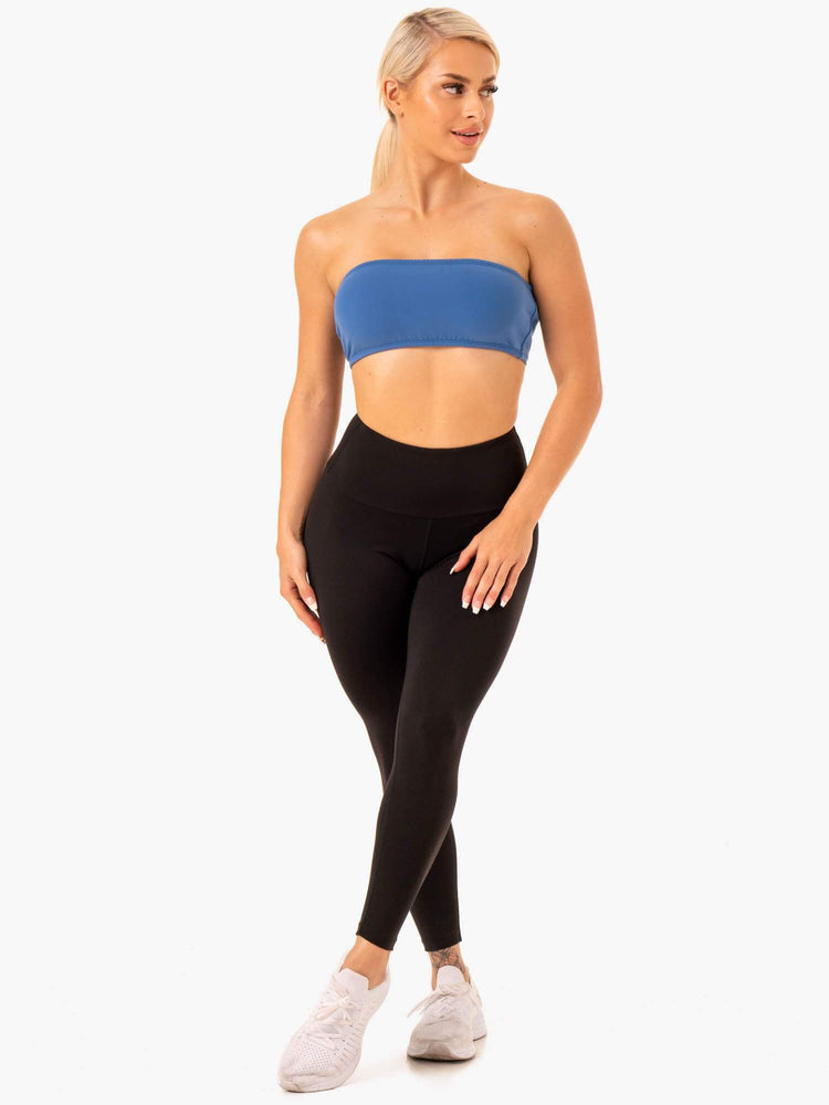 Soutien Gorge Sport Ryderwear Bandeau Bleu Femme | JNH-68905309