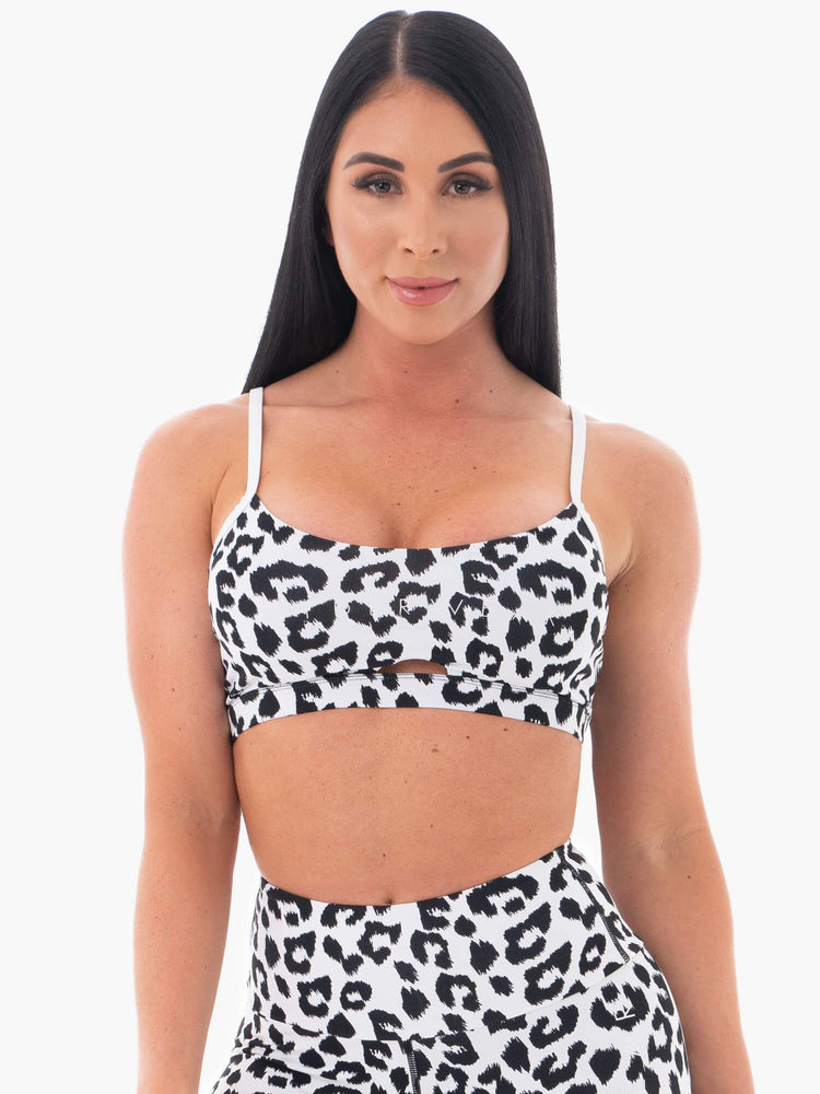 Soutien Gorge Sport Ryderwear Animal Leopard Femme | RCX-88704974