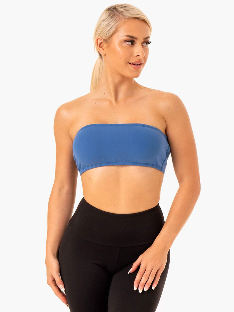 Soutien Gorge Sport Ryderwear Bandeau Bleu Femme | JNH-68905309