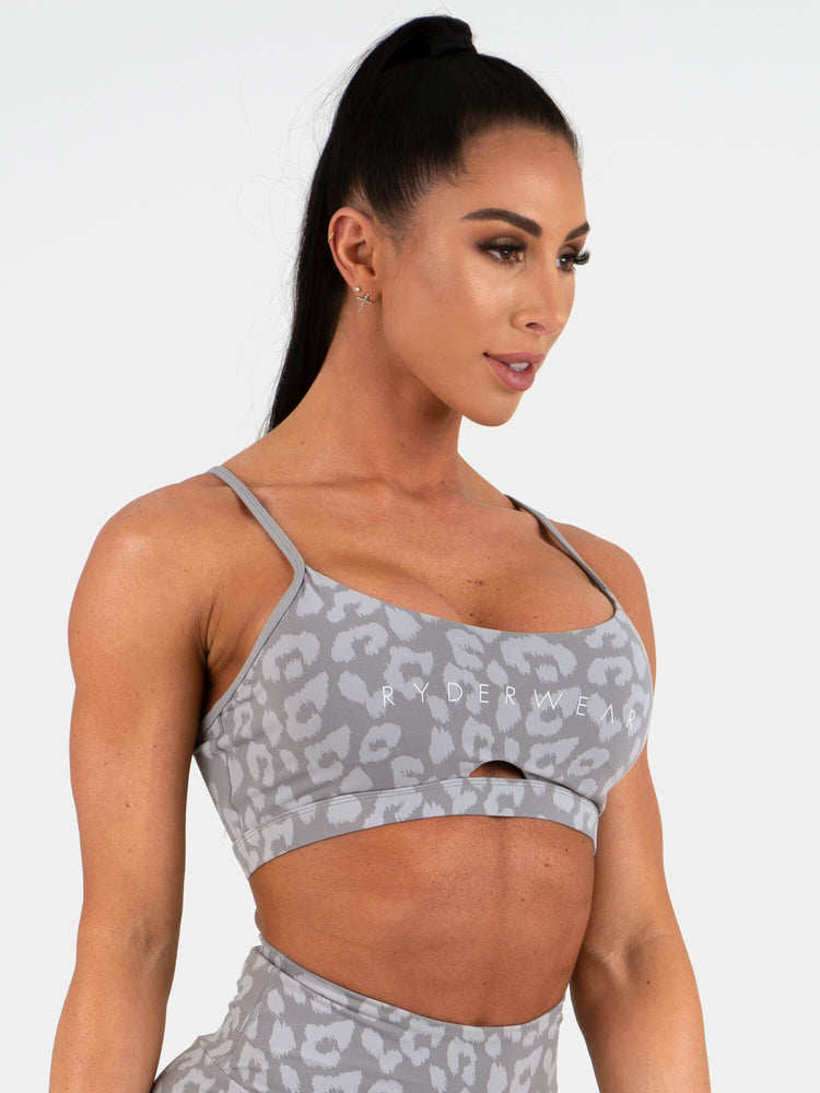 Soutien Gorge Sport Ryderwear Animal Grise Femme | IUR-90357173