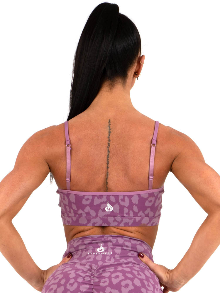 Soutien Gorge Sport Ryderwear Animal Violette Femme | XVU-85090400