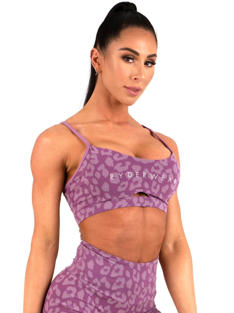 Soutien Gorge Sport Ryderwear Animal Violette Femme | XVU-85090400