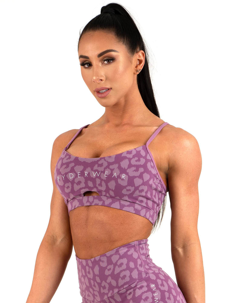 Soutien Gorge Sport Ryderwear Animal Violette Femme | XVU-85090400