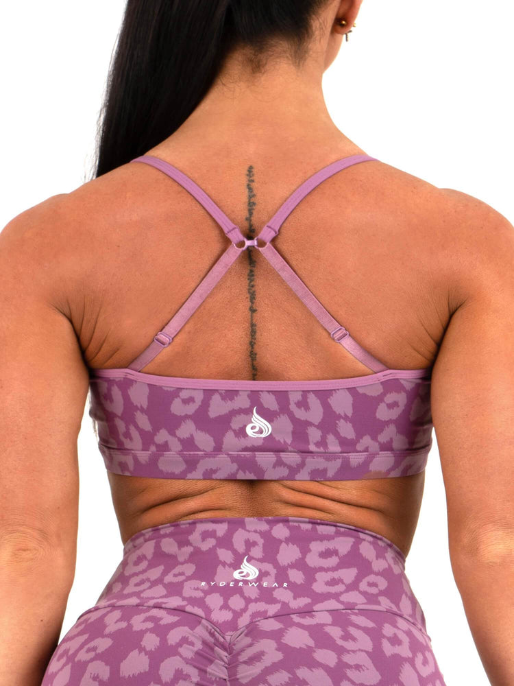 Soutien Gorge Sport Ryderwear Animal Violette Femme | XVU-85090400