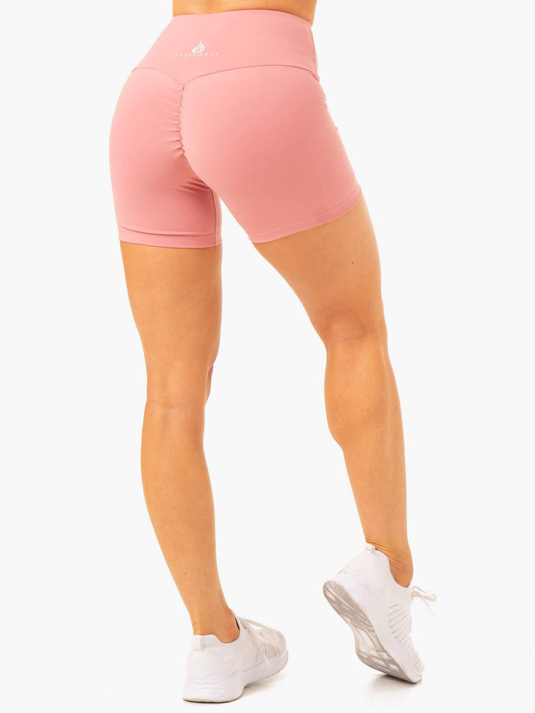 Shorts Ryderwear Vital Mid Length Scrunch Rose Femme | EAA-48244807